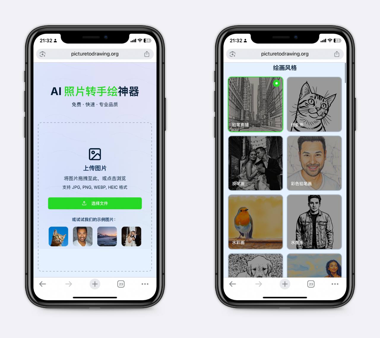 照片一键转手绘神器-可发展为项目